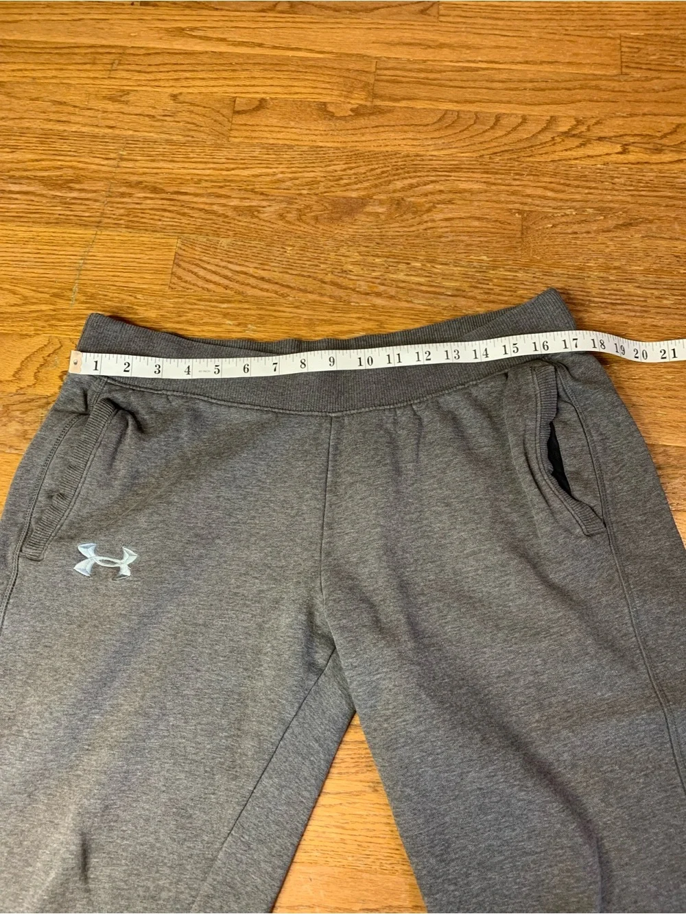 Under Armour UA Storm Grey Sweatpants Men’s Large Loose Fit Athletic Joggers - Picture 7 of 10